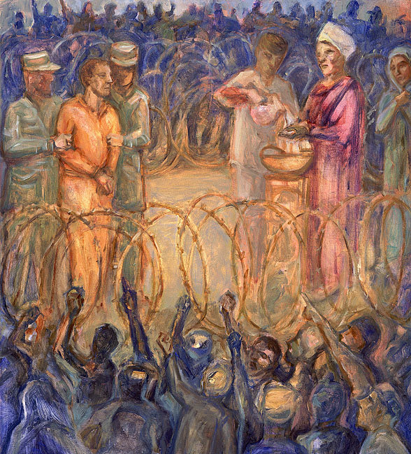 Gwyneth Leech : Artwork : Earlier Artwork : Stations of the Cross