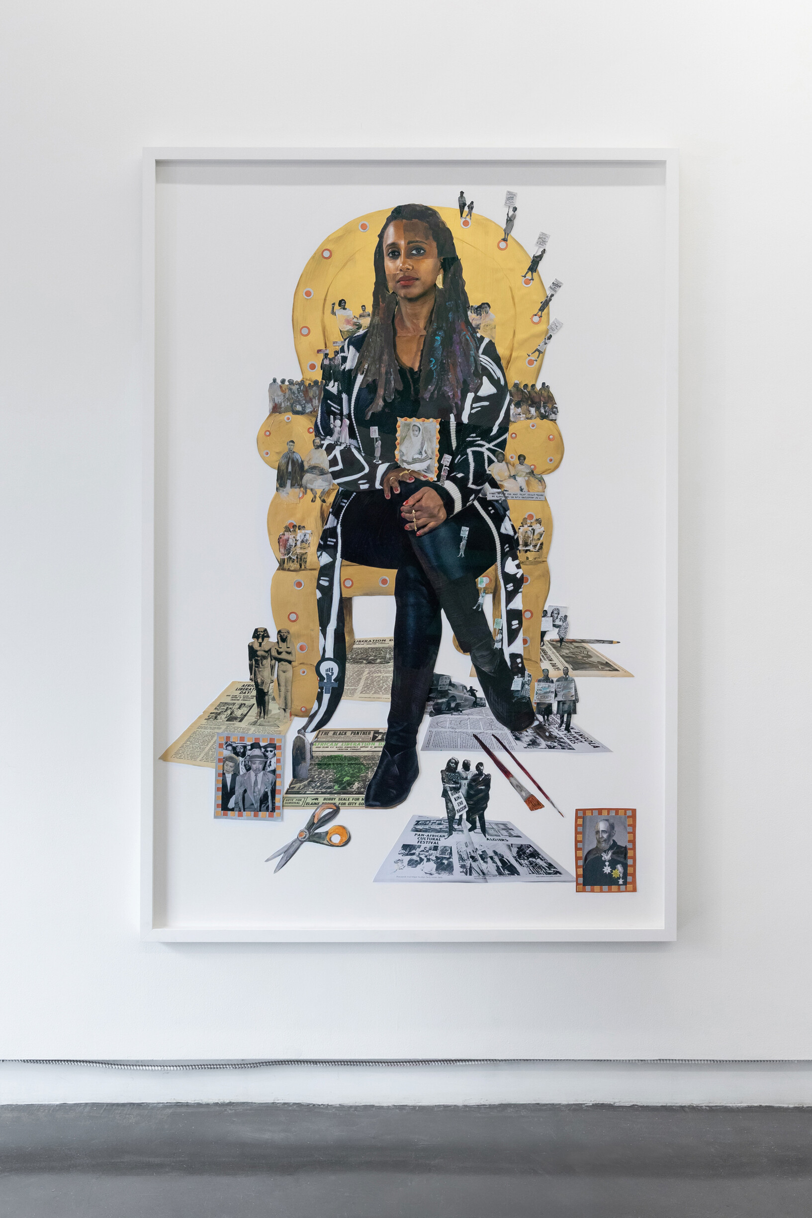 Helina Metaferia : 2D Works : Mixed Media Collage