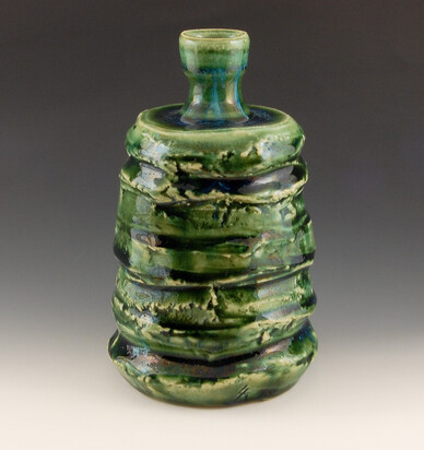 【最終価格】COOTIE スタジャン オリーブグリーン Wood Fired Pottery | Functional & Sculptural | LUCIEN M. KOONCE