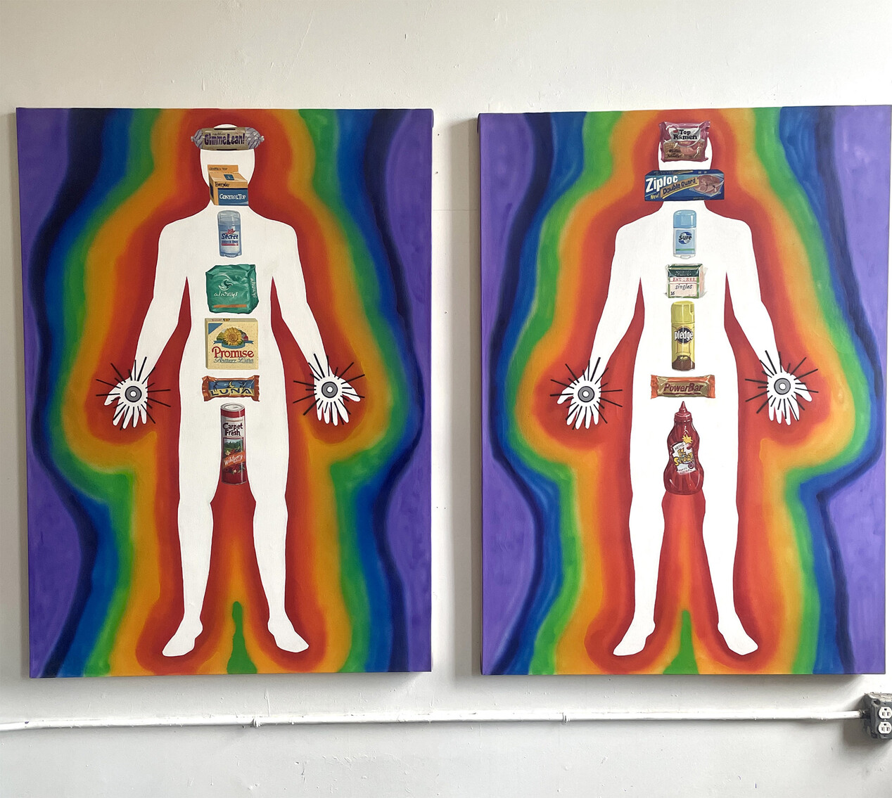 MARGARET MURPHY : Art Work Galleries : His and Her Chakras