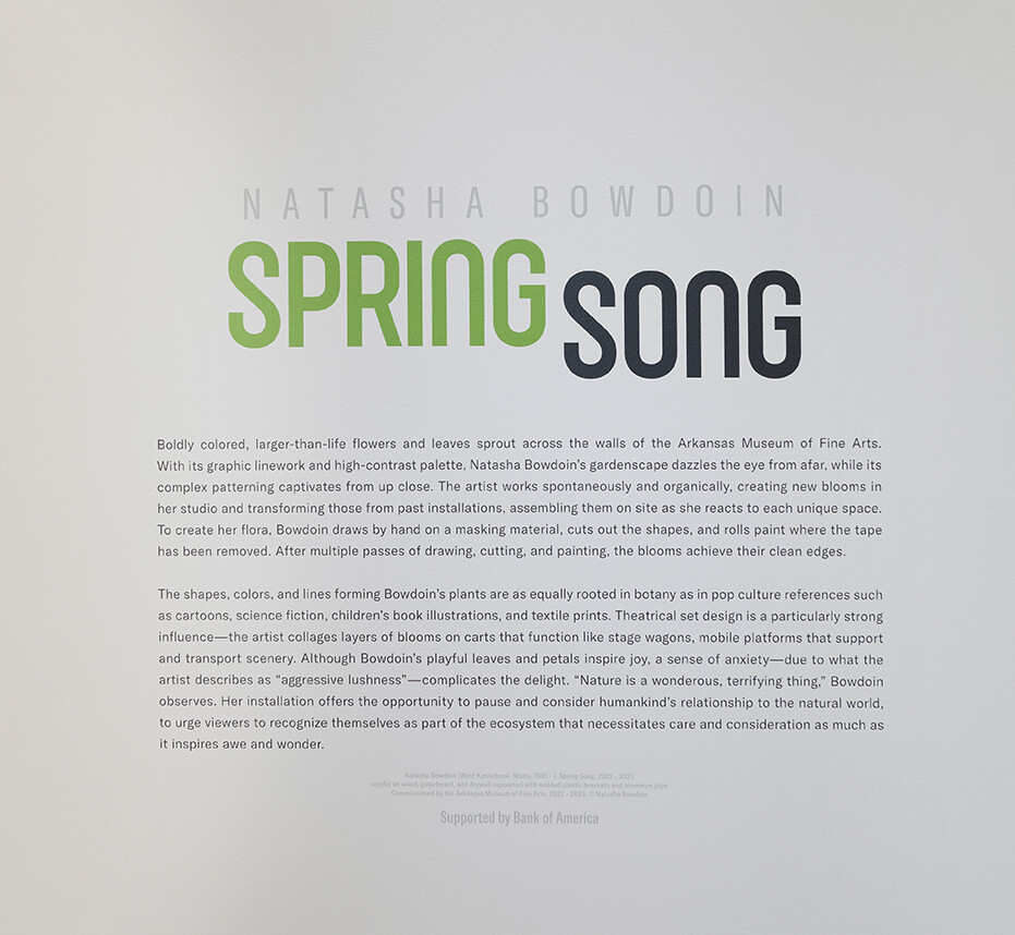 Natasha Bowdoin : Spring Song