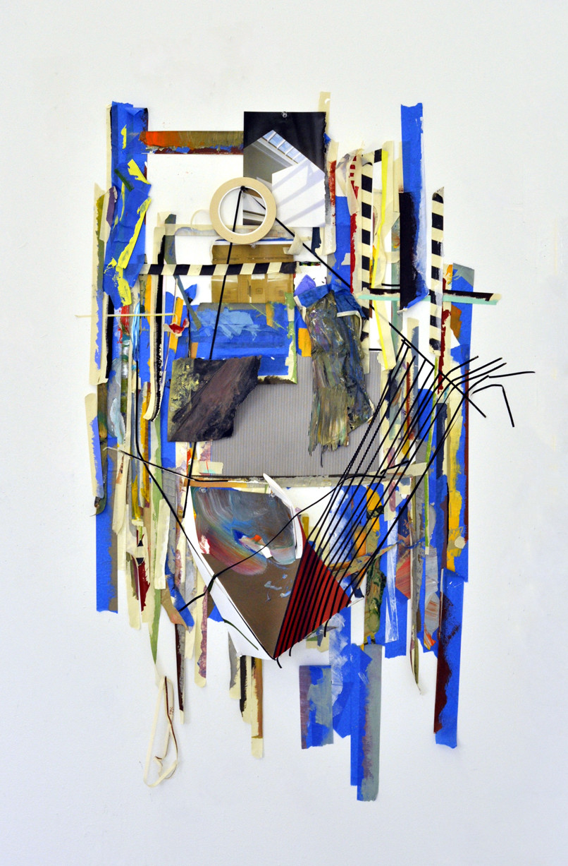 abstract assemblage sculpture