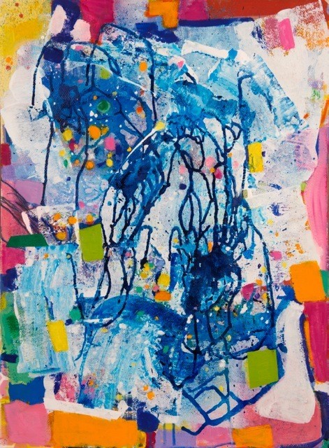 rachels_shoppe's colorful and expressive acrylic painting on