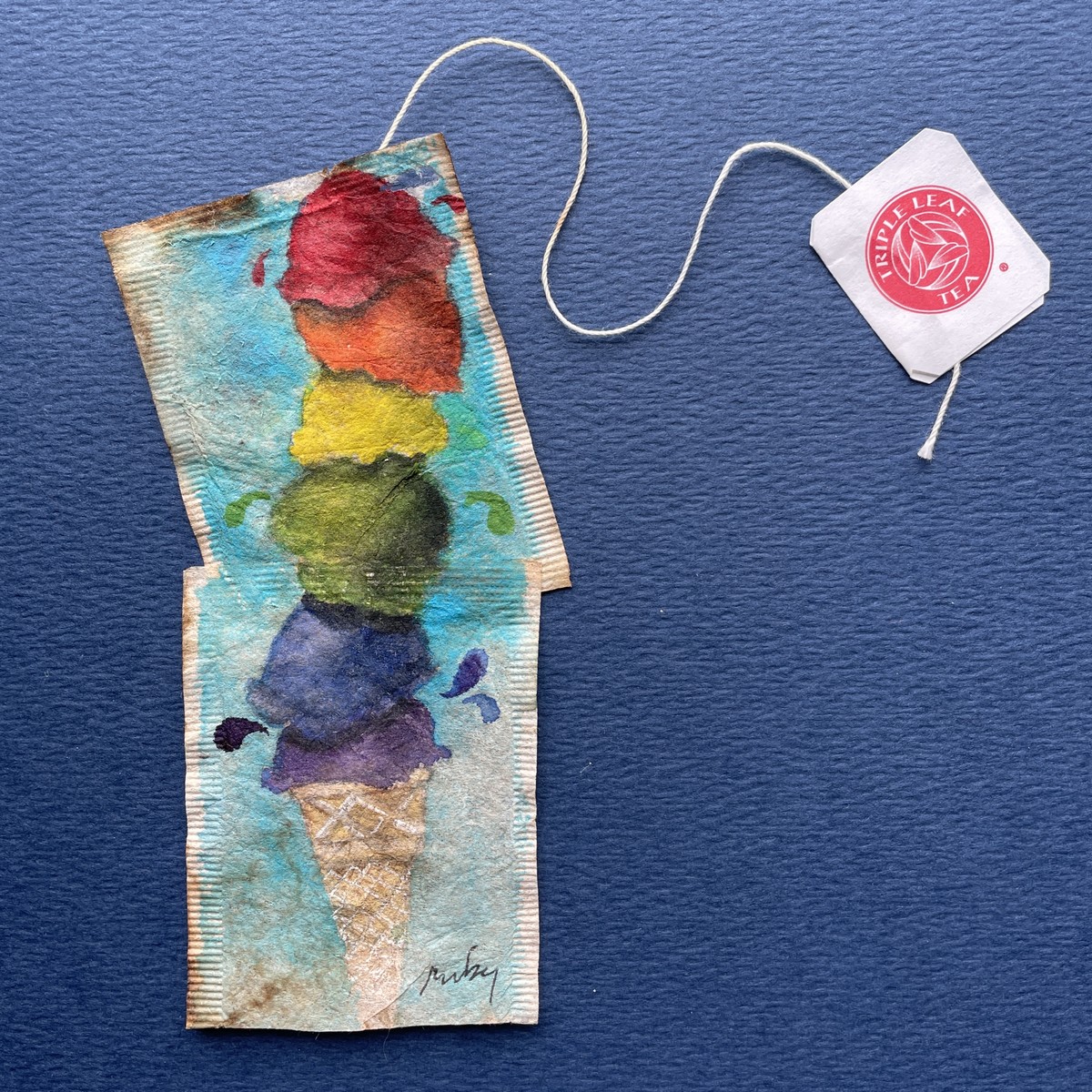 Online Course - The Art of Tea Bag Painting (Ruby Silvious