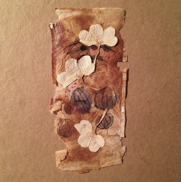 RUBY SILVIOUS Tea bag Art 363 Days of Tea 2015