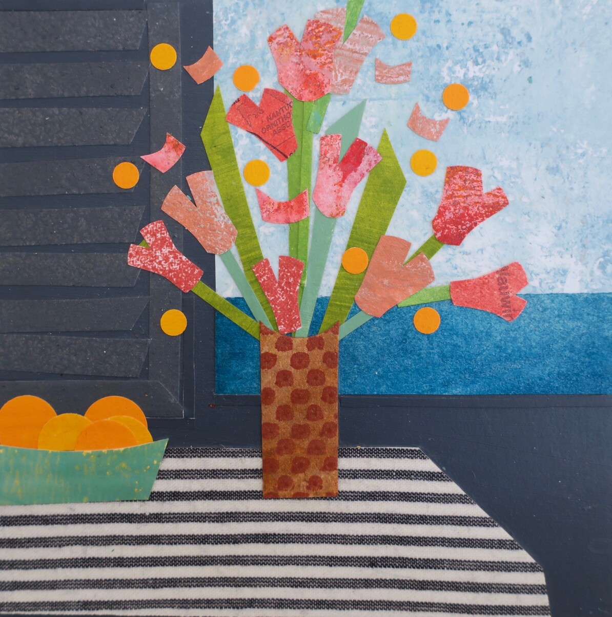 Suzanne Siegel : paintings : collage 2017